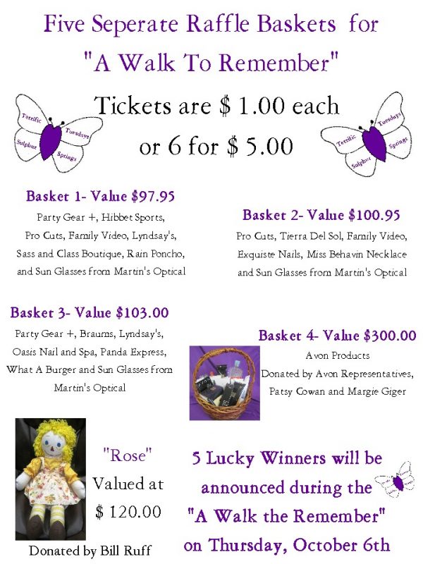 raffle-items-for-a-walk-to-remember