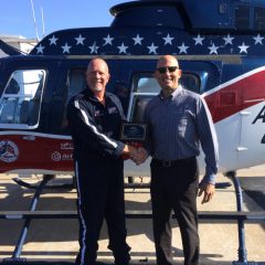 Greenville Pilot, Mechanic Named to Top Honors for Air Evac Lifeteam Region 5
