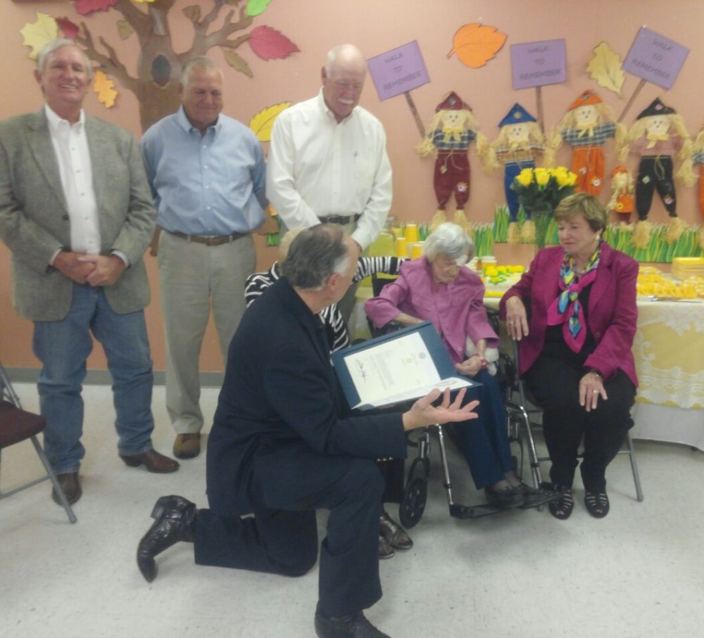 Local Resident Gets Yellow Rose of Texas Award Ksst Radio