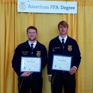 Two Saltillo Lions earn American FFA Degree