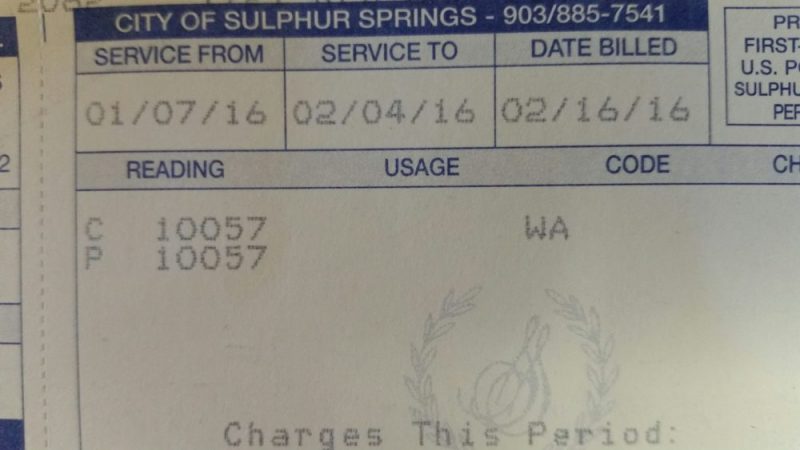 water-bill
