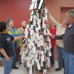 Golden Agers Tree helps at Christmas Time