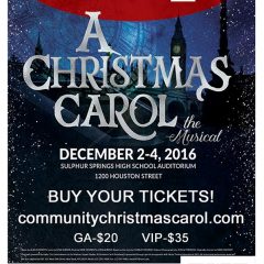 “A Christmas Carol” December 2-4