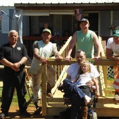 Inmates Assist Hospice Provide a Ramp for Client
