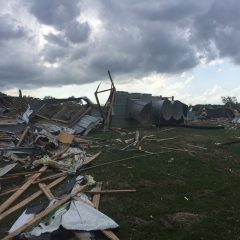Three Commercial Chicken Houses Destroyed; Straight-Line Wind Blamed
