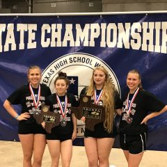 Lady Trojans Tie for First at State Powerlift Meet