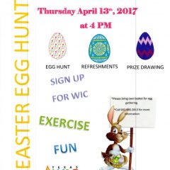 Easter Egg Hunt at WIC, April 13th, 2017