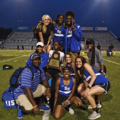 Lady Cats Win District Track Championship; Seven Advance to Area