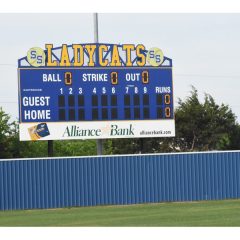 Lady Cats District Champs in Senior Night Win