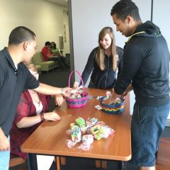 PJC Blend Club Prepares Easter Deliveries to North Hopkins Kindergarten Class