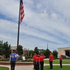 Hopkins County Marine Corps League and American Legion Raise Flags for Memorial Day