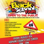 CANHelp’s Back to School Fair for Hopkins County, August 4th, 2017