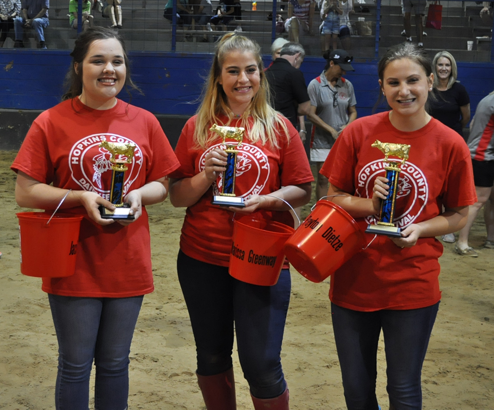 HC Dairy Festival-Bobby McDonald  Milking Contest