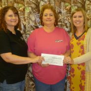 Donation by Alliance Bank for Fan Drive