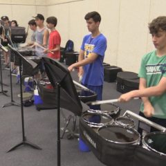 SSHS Band Percussion Begins Preparation for New Season