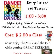 Line Dancing Lessons at Seniors Center Begin September 5!