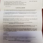 Sweepstakes Scam Alert