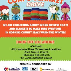 Can Help Sponsors Annual Coat and Blanket Drive For Those in Need