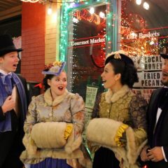 Christmas Carolers in the Plaza