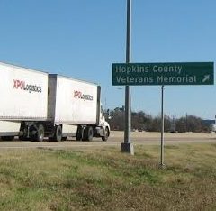 TxDOT Signage Leads to Hopkins County Veterans Memorial