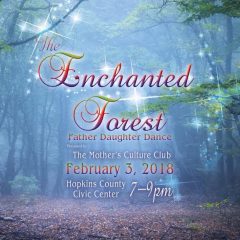 Mother’s Culture Club “Enchanted Forest” Daddy Daughter Dance is February 3 at Civic Center