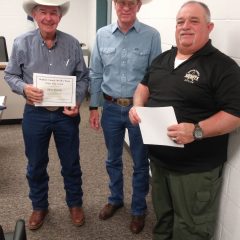 Posse Members Presented with Anniversary Year Certificates of Service