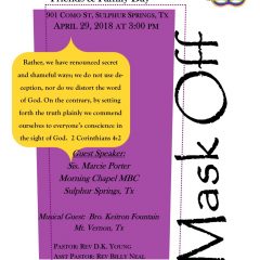 Friends and Family Day at Greater Emmanuel MBC
