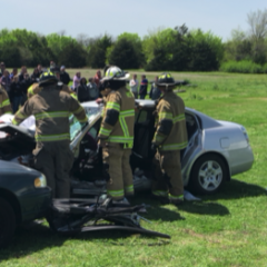 Mock Fatality Accident “Shattered Dreams” Presented at Cumby ISD