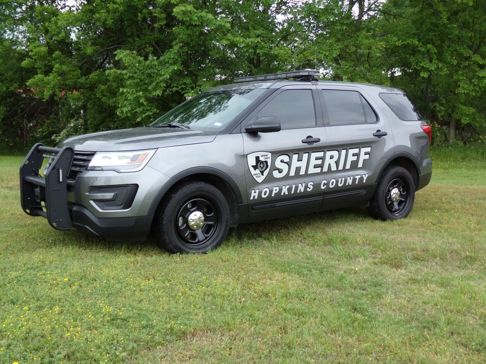 Hopkins County Sheriff's Office patrol vehicle