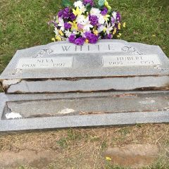 Monuments, Flag Restored at Weaver Cemetery Thanks to Jail Inmates