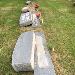 Flag Burned, Monuments Overturned in Vandalism at Weaver Cemetery