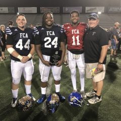 Three Wildcats Excel in Northeast Texas Fellowship of Christian Athletes All-Star Football Game