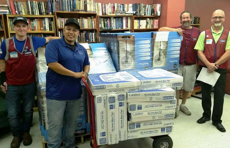 Lowe's Donates 50 Fans to Senior Citizen Summer Fan Drive Ksst Radio