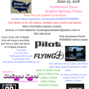 Inaugural 22 Mile Cruise and Car Show, June 23rd 2018
