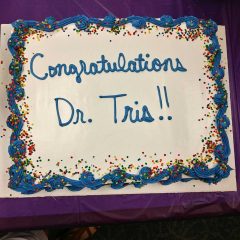 Dr. Tris Gets Surprise Honor for 37 Years, 13,000 Deliveries