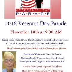 2018 Veterans Day Parade Information