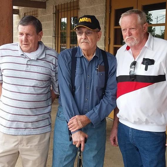 Gene Turney (left), Joe Cole (Center), Kerry Craig (right), represent 150 yrs of journalism experience.