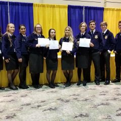 North Hopkins FFA Gives Presentation at School Board Meeting