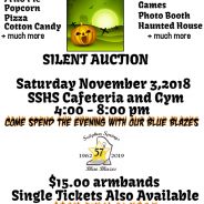 Blue Blazes “Boo Bash” n Carnival at SSHS on Nov. 3