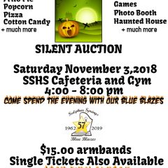 Blue Blazes “Boo Bash” n Carnival at SSHS on Nov. 3