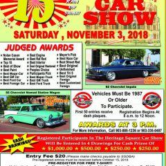 13th Annual DBA Heritage Square Car Show is Saturday Nov. 3 on Celebration Plaza