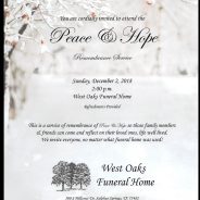 West Oaks Hosts Remembrance Service
