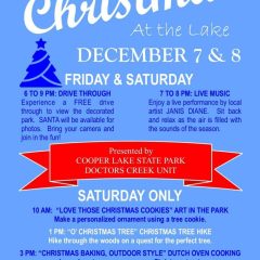 How ‘Bout a Country Christmas at the Lake? TPW Offers Campsites, Photos, Music on December 7,8 at Cooper Lake State Parks