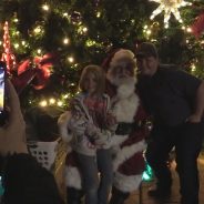 Santa, Lights, A Bright Monday Night in the City