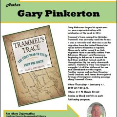Gary Pinkerton to Speak