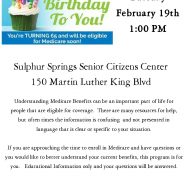 Turning 65? Attend Free ‘Understanding Medicare’ Presentation at Sr. Center