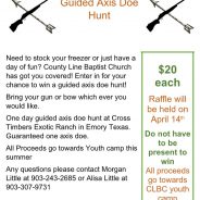 County Line Baptist Church – Guided Axis Doe Hunt