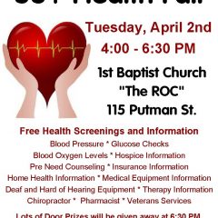 55+ Health Fair and Hot Dog Supper