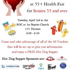 Annual 55-Plus Health Fair Will Be Held Later In The Day This Year