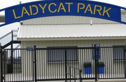 The SSHS Lady Cats and the North Lamar Lady Panthers Challenged Each Other in an Exciting Game of Softball March 21st